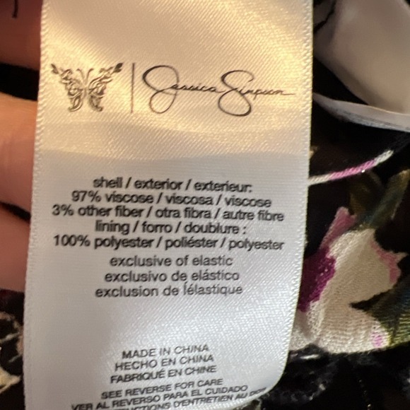 Jessica Simpson Damia Floral Balloon Sleeve Ruffle Tiered Maxi Dress Small NWT - Picture 14 of 16